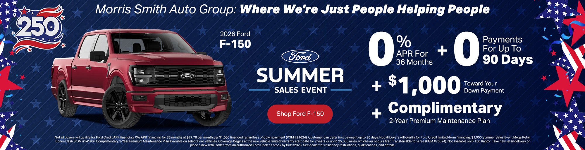 0% APR On 2026 Ford F-150