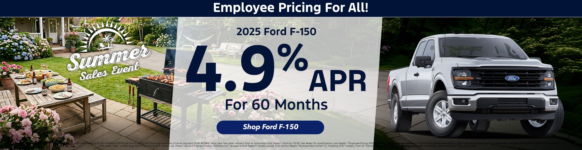 4.9% APR on 2025 Ford F-150