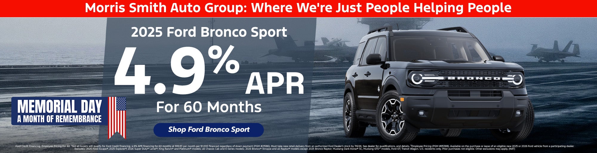 2025 Ford Bronco Sport Finance Offer