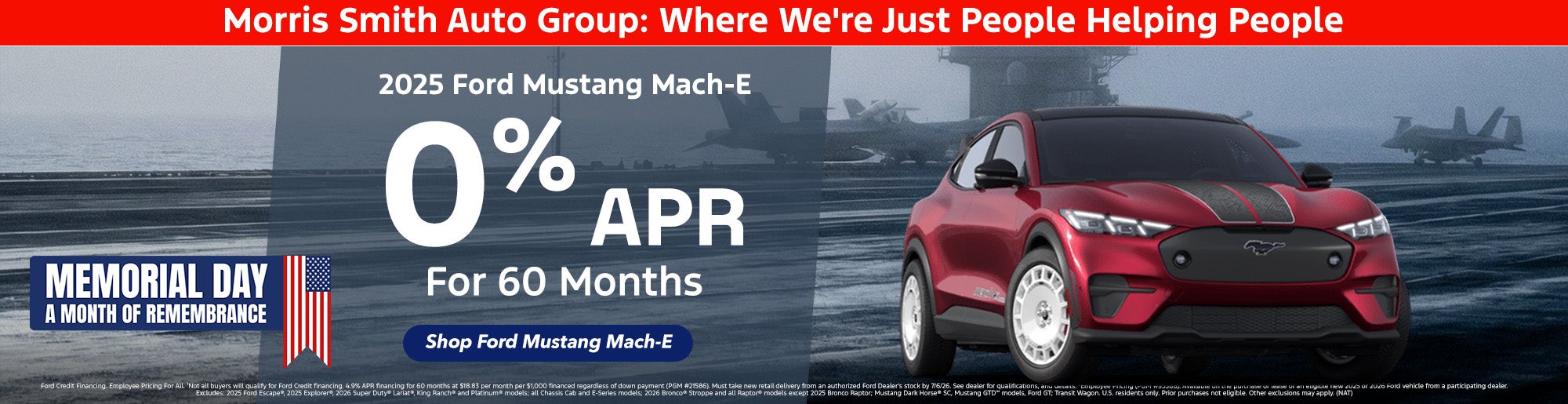 2025 Mustang Mach-E Finance Offer