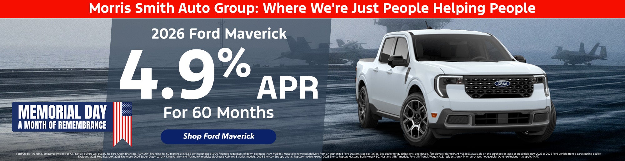2026 Ford Maverick Finance Offer