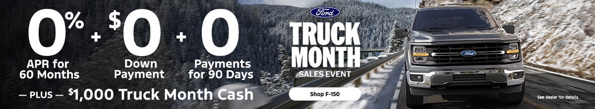 Truck Month Sales Event Shop F-150